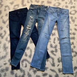 Three Pairs Joe’s Jeans